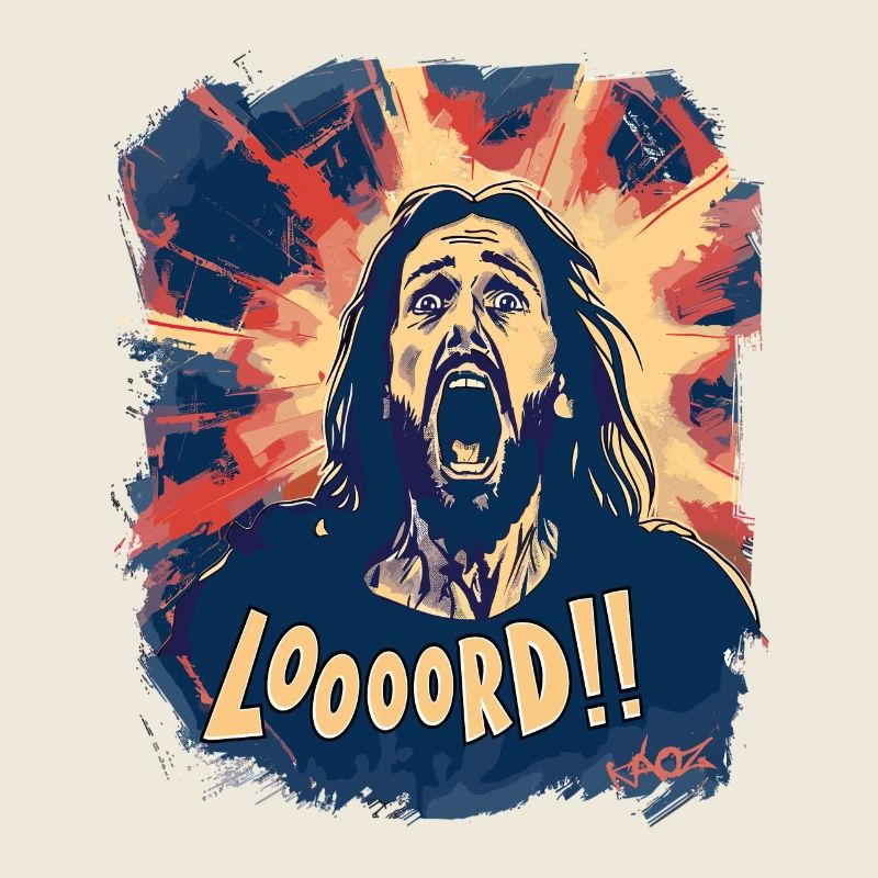 Jesus ruft den Herrn an, Oh Herr, Gott!
