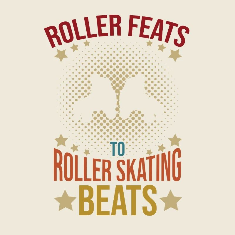 Rollerskater Party Roller Skating Beats Gift Idea