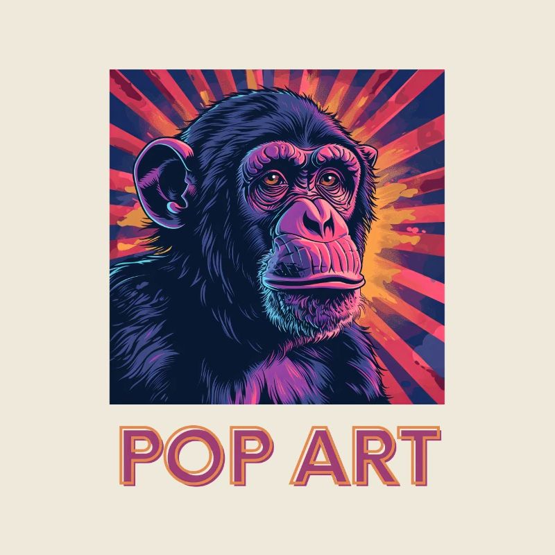 Pop Art Affe
