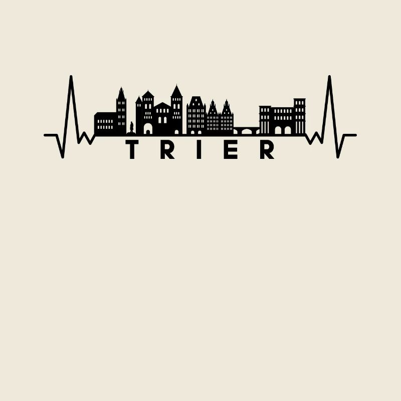 Heartbeat Skyline Germany Trier