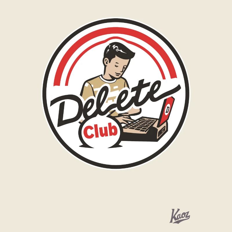 Computer-Nerd vom Löschen-Club