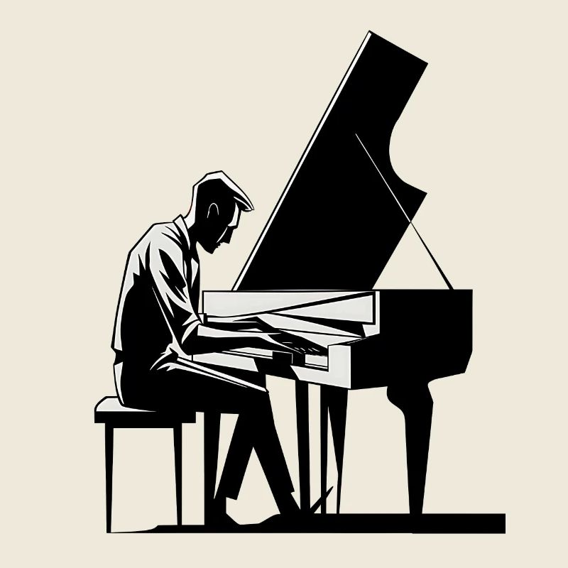 pianist playing a piano