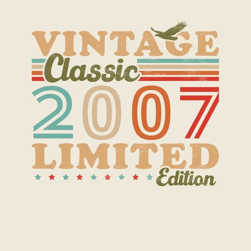 2007 Vintage Retro Birthday Gift