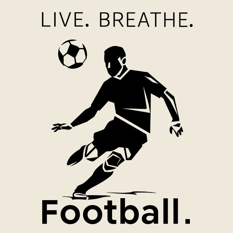 Fußballkunst mit inspirierender Botschaft