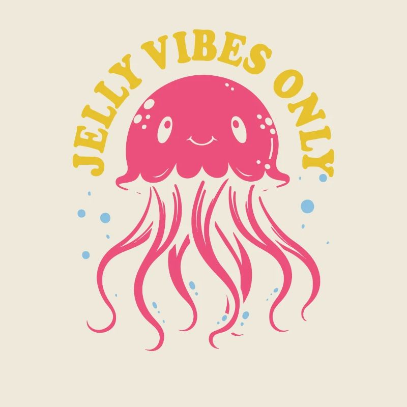 Jelly Vibes only - Jellyfish with tentacles
