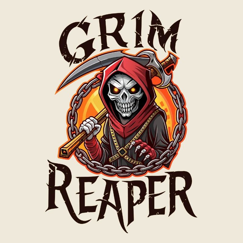 SCHÄDEL, SENSENMANN