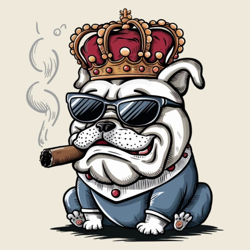 Chien cool