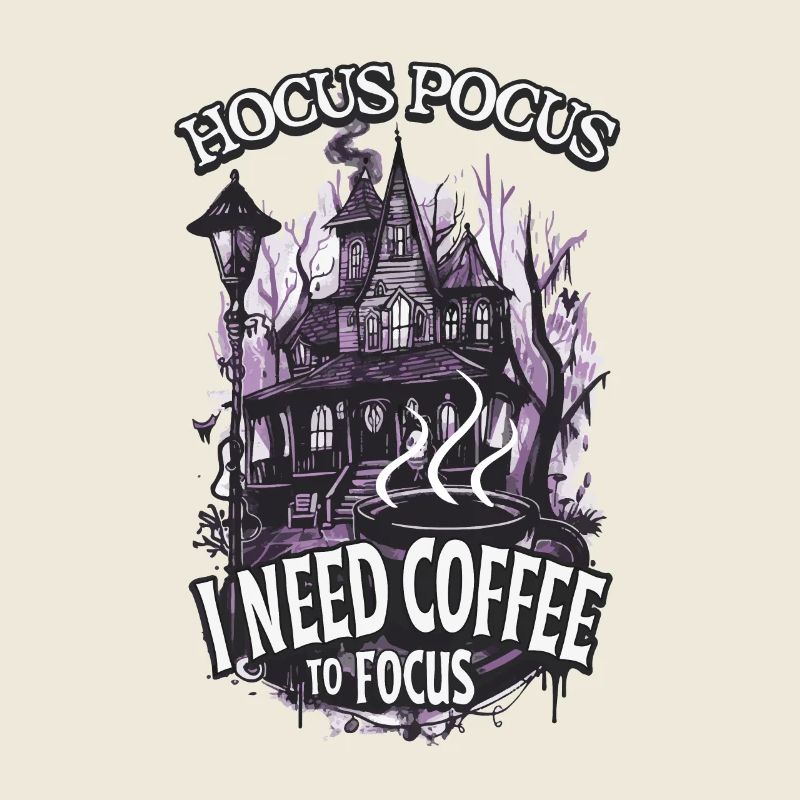 Hocus Pocus Café Maison hantée Halloween Drôle