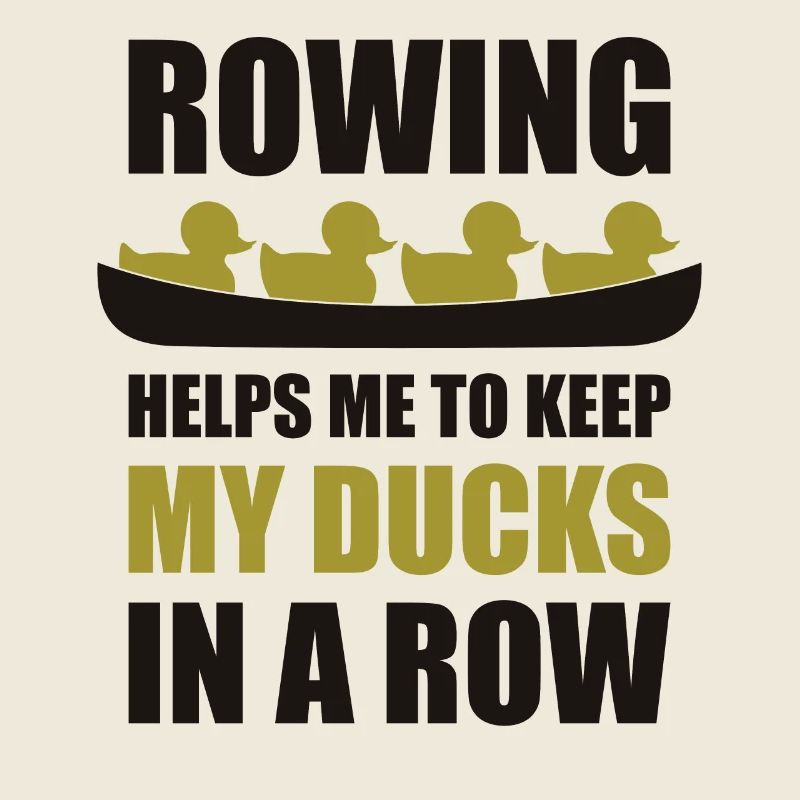 Rowing Rubberducks Funny Rowing