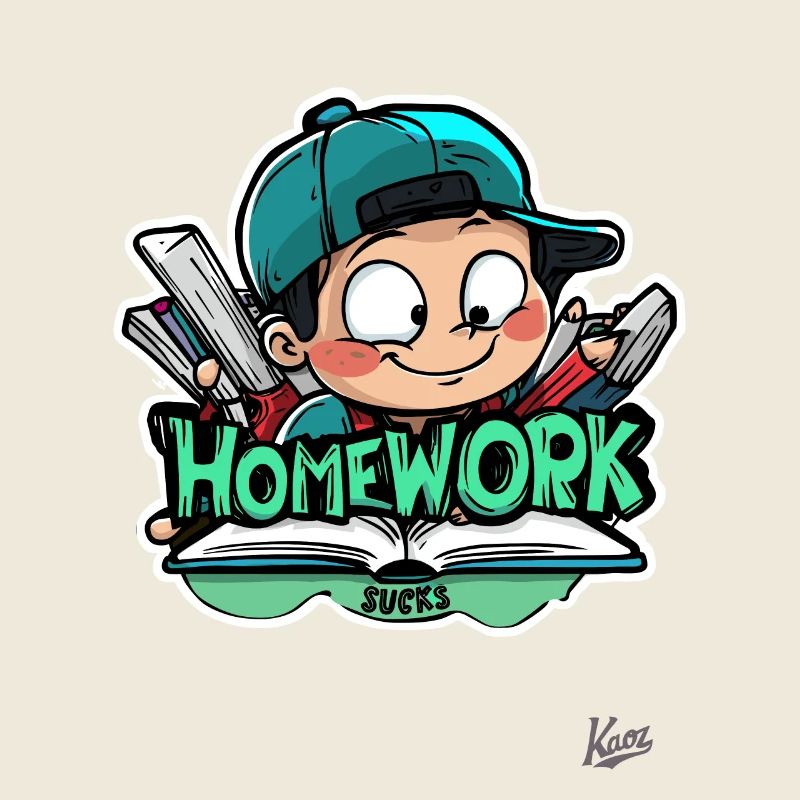 Écolier - Les devoirs sont stupides