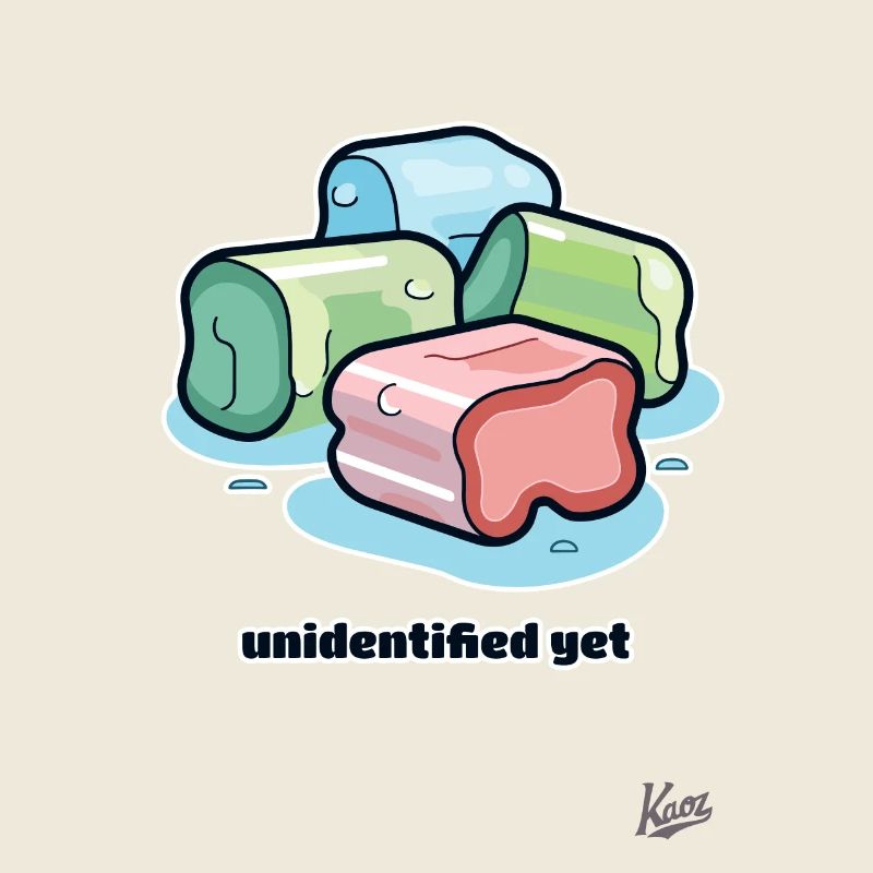 Unknown chewing gum object