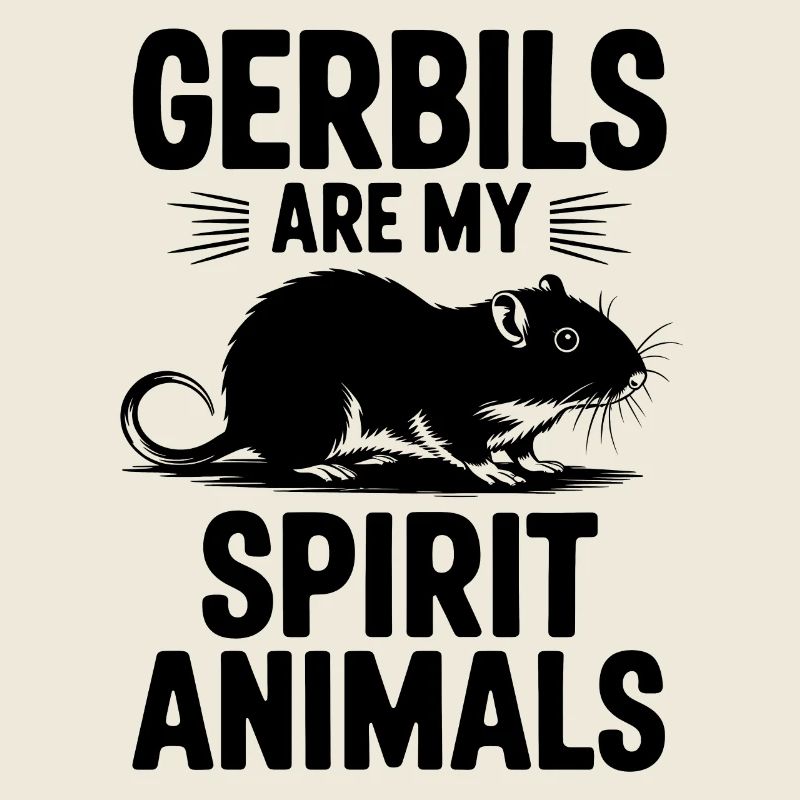 Love Gerbil Saying Racing Rat Gerbil Gift