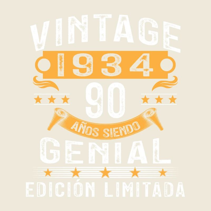 Vinatge 1934 90 Year Old Birthday Gift