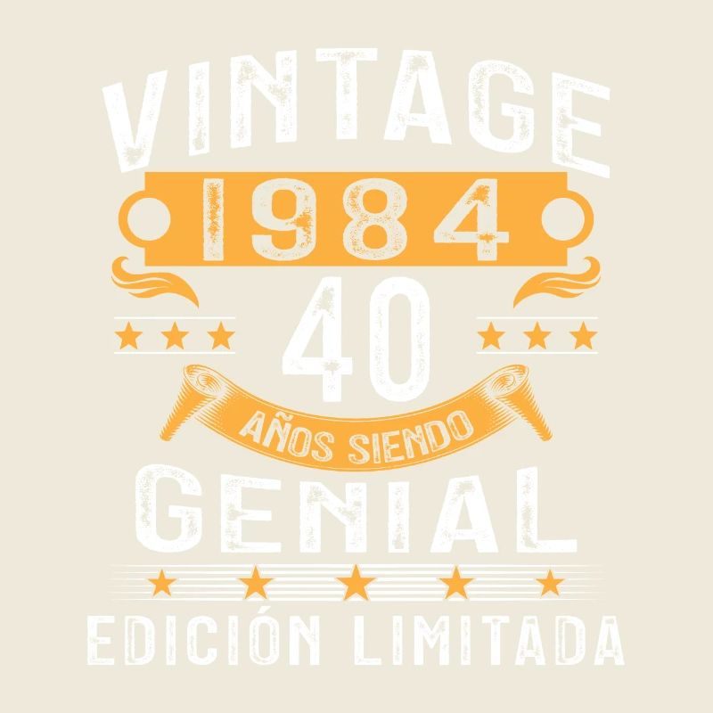 Vinatge 1984 40 ans d’anniversaire