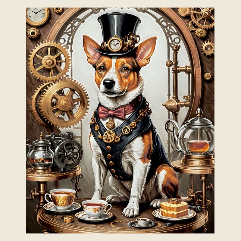 Corgi Steampunk Aristocrate Corgi Steampunk