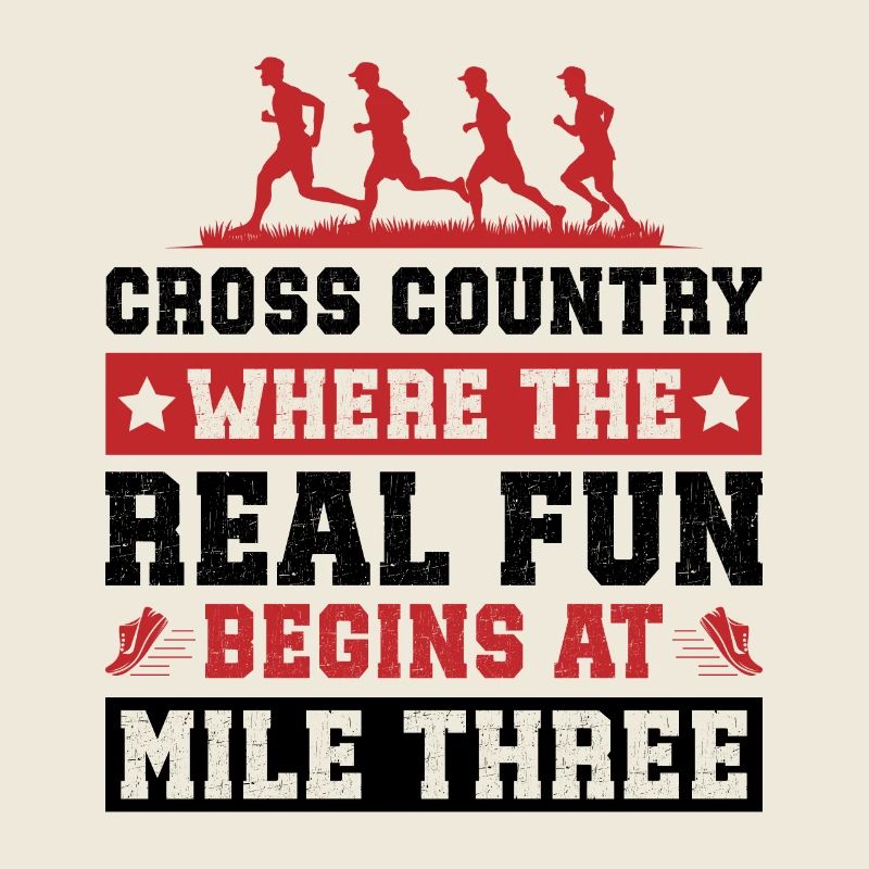 Cadeaux de course XC - Idée de design parfaite pour XC Runner