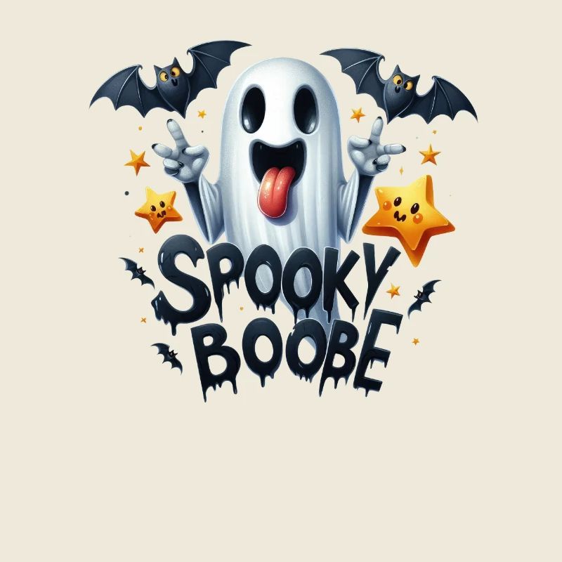 Halloween Partner Look Spooky Boobe Design