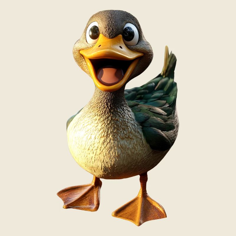 Duck, Mallard, Duckling, Duckling, , Duck