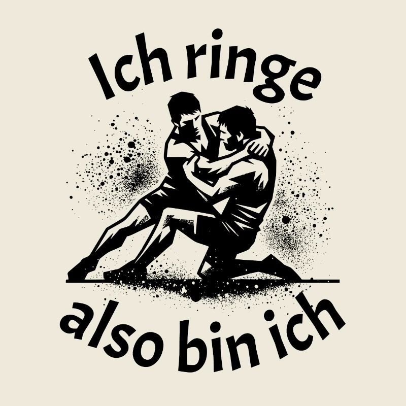 Ich ringe also bin ich mit zwei Ringern