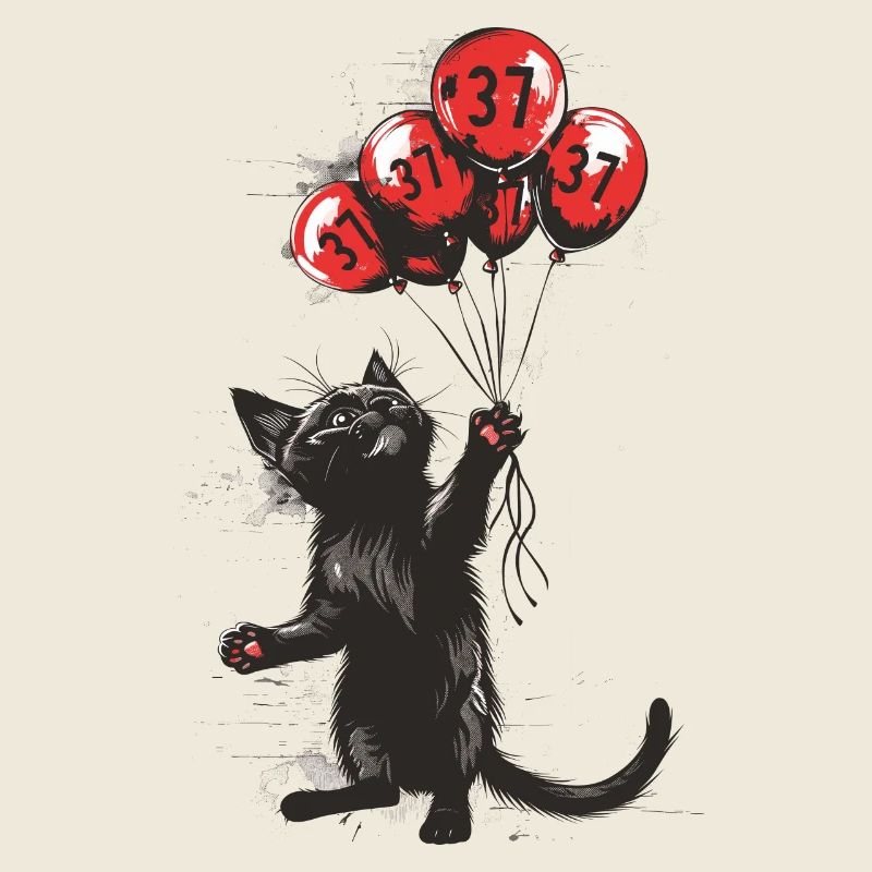 37 Jahre Geschenk 37. Geburtstag Katze
