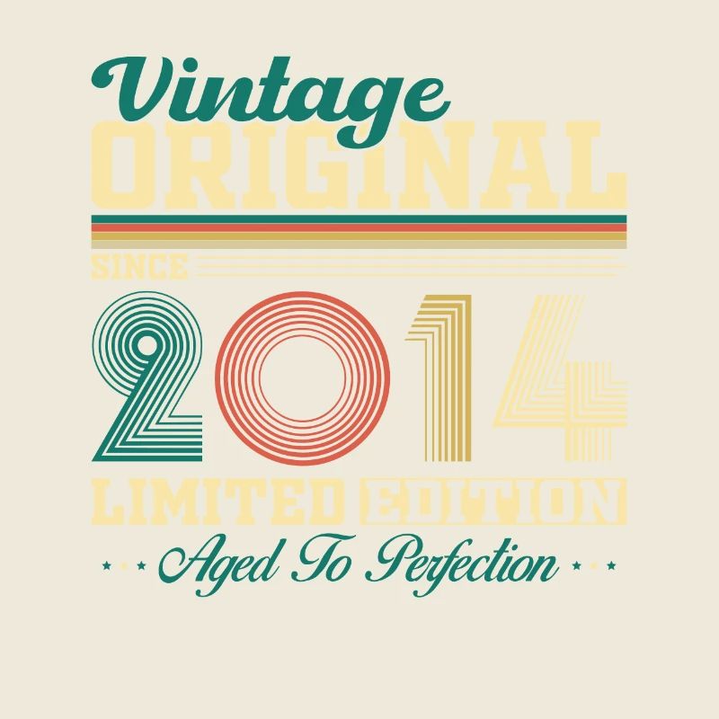 2014 Vintage Retro Birthday Gift