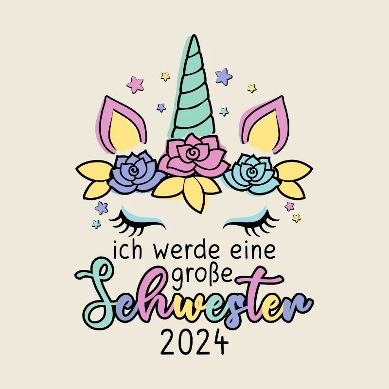 Ich Werde Eine Große Schwester 2024 Einhorn