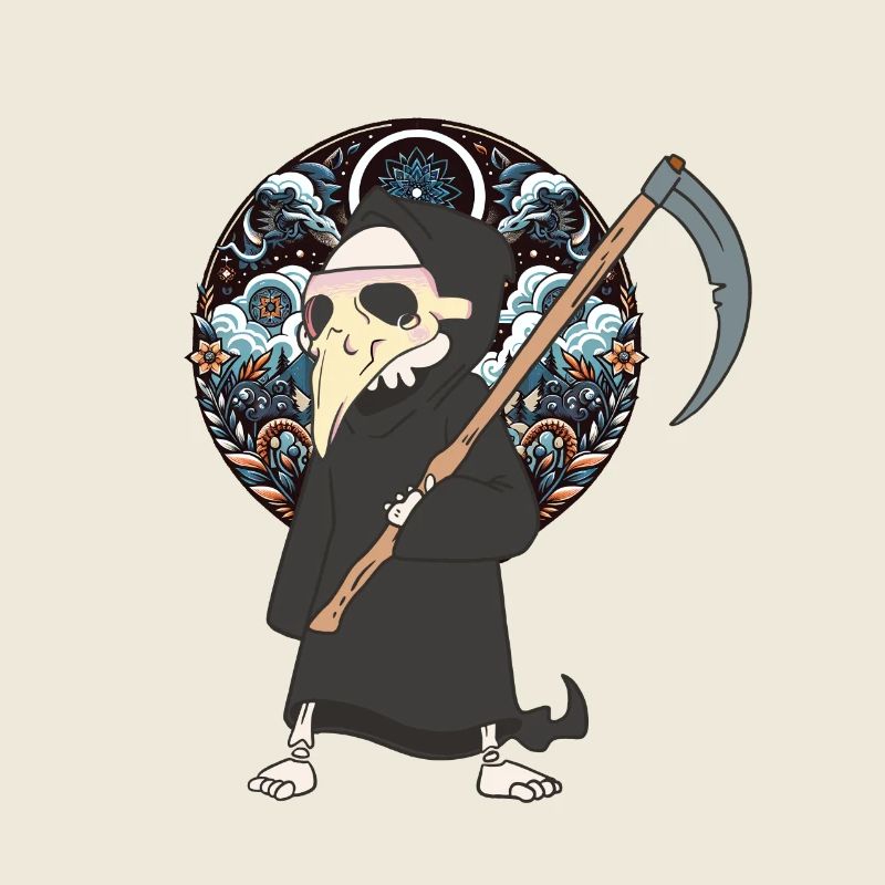 Halloween Sensenmann Tod Mittelalter