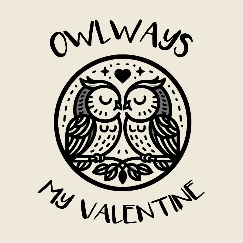 Hiboux mon hibou de la Saint-Valentin