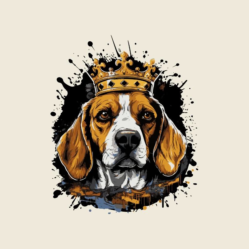 Couronne d’animal de chien Beagle