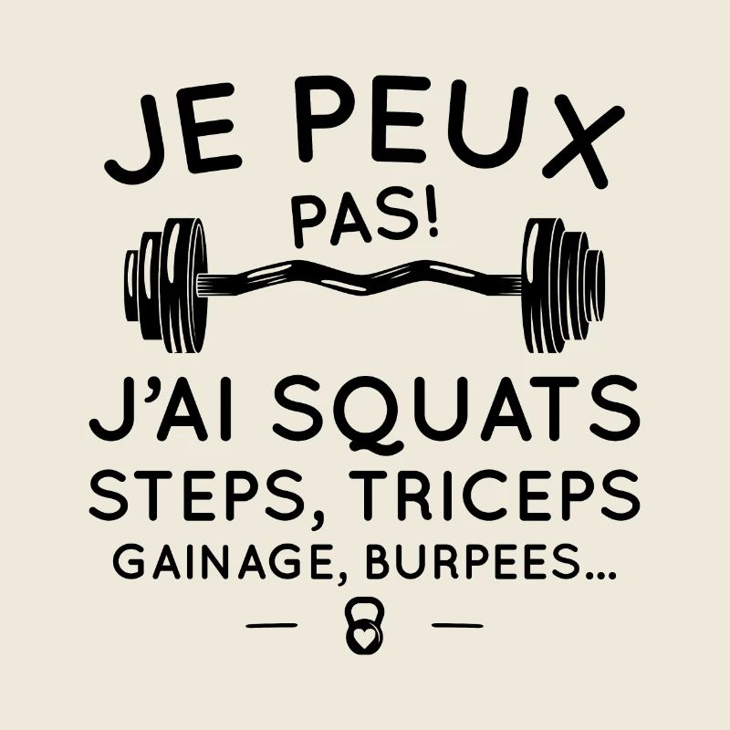 I can't I squats steps triceps ganage