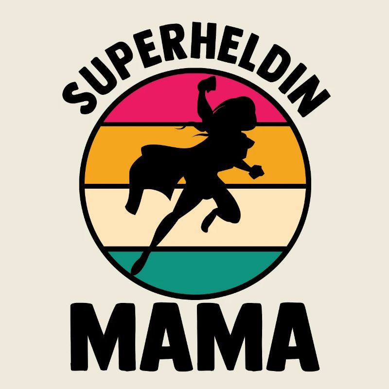 Mutter Superheldin Mama