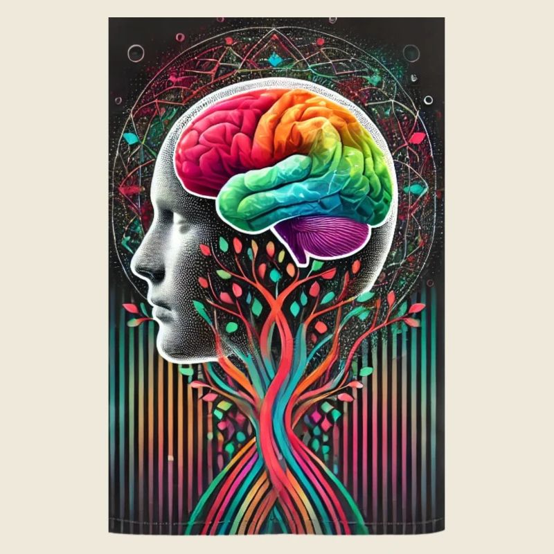 Surreal Brain Tree Design – Creative Fusion