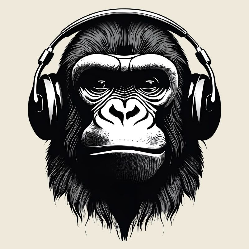 Gorilla, Primat, Affe