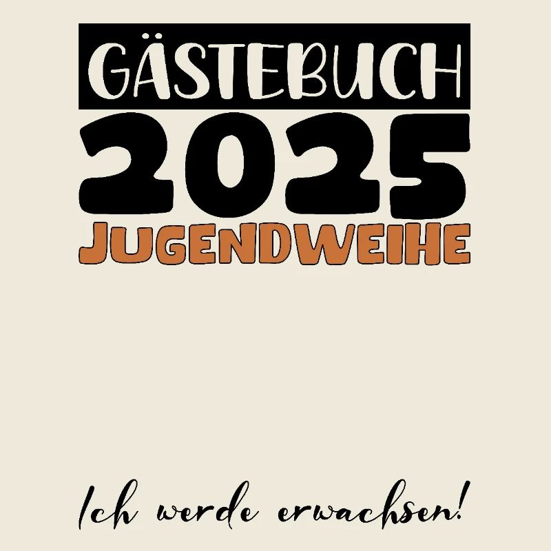 Jugendweihe 2025 Gästebuch Geschenk Mädchen Jungen