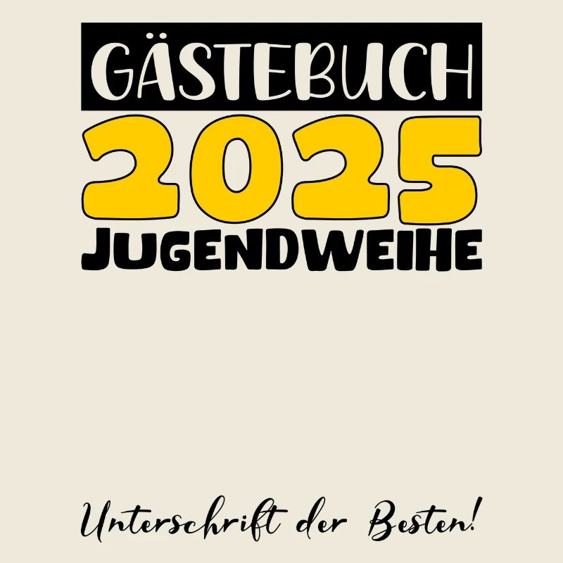 Jugendweihe 2025 Gästebuch Geschenk Mädchen Jungen