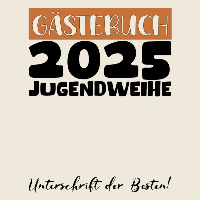 Jugendweihe 2025 Gästebuch Geschenk Mädchen Jungen