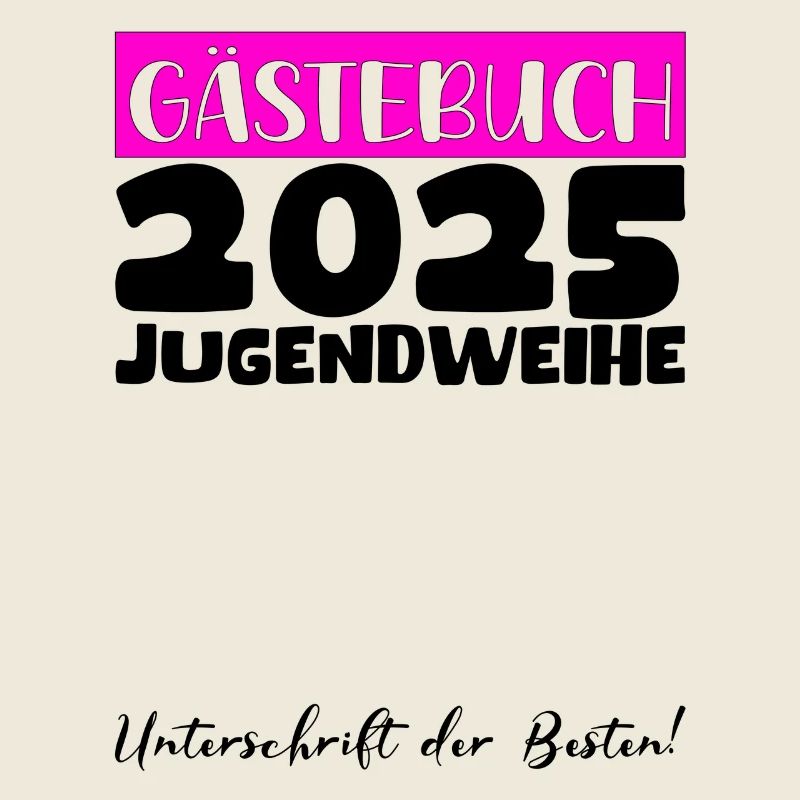 Jugendweihe 2025 Gästebuch Geschenk Mädchen Jungen