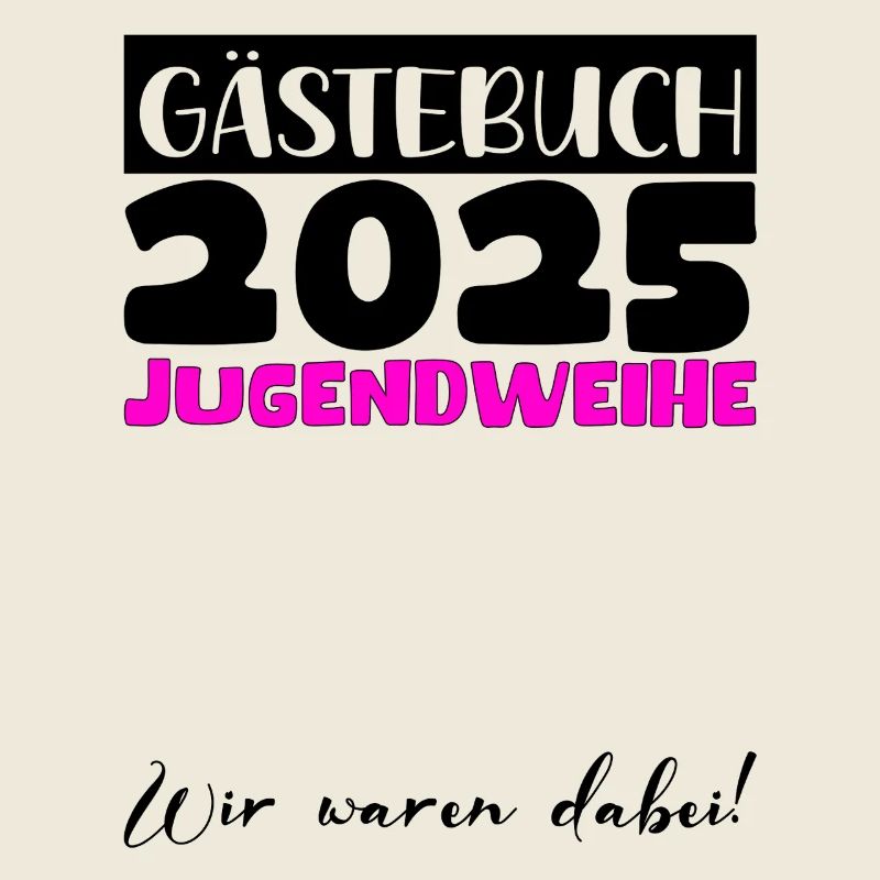 Jugendweihe 2025 Gästebuch Geschenk Mädchen Jungen