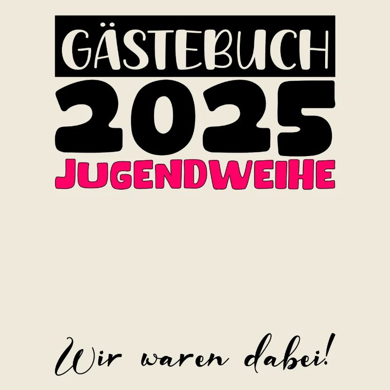 Jugendweihe 2025 Gästebuch Geschenk Mädchen Jungen
