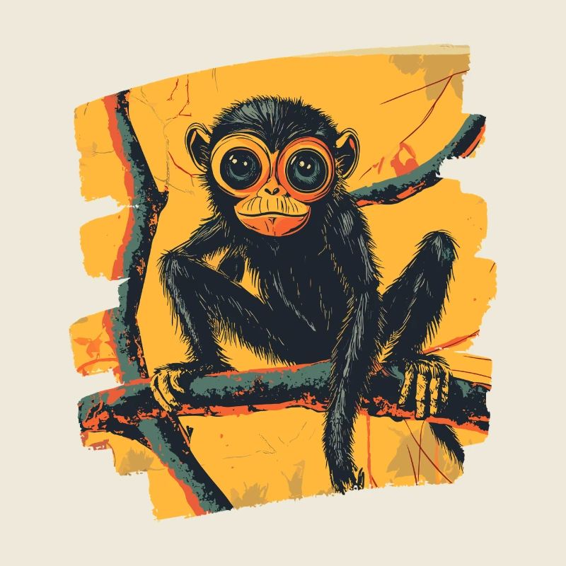 Spider Monkey Retro
