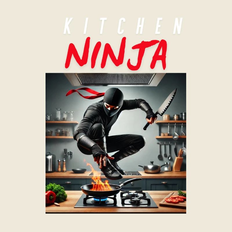 Kitchen Ninja – Hot with Knife & Humor