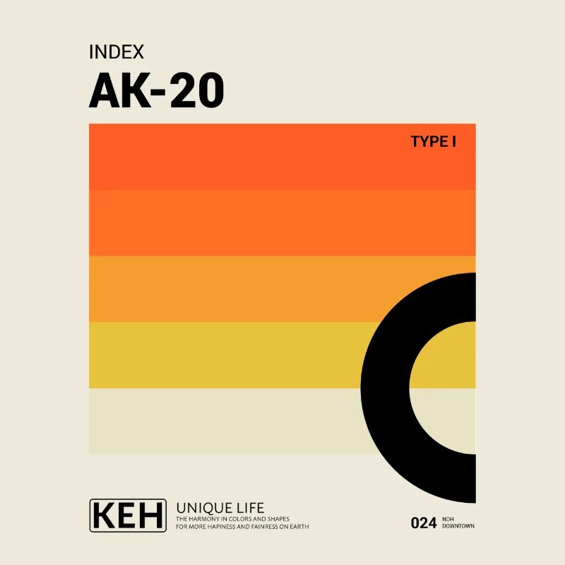 80s Design Cassette Label Motif Gradient