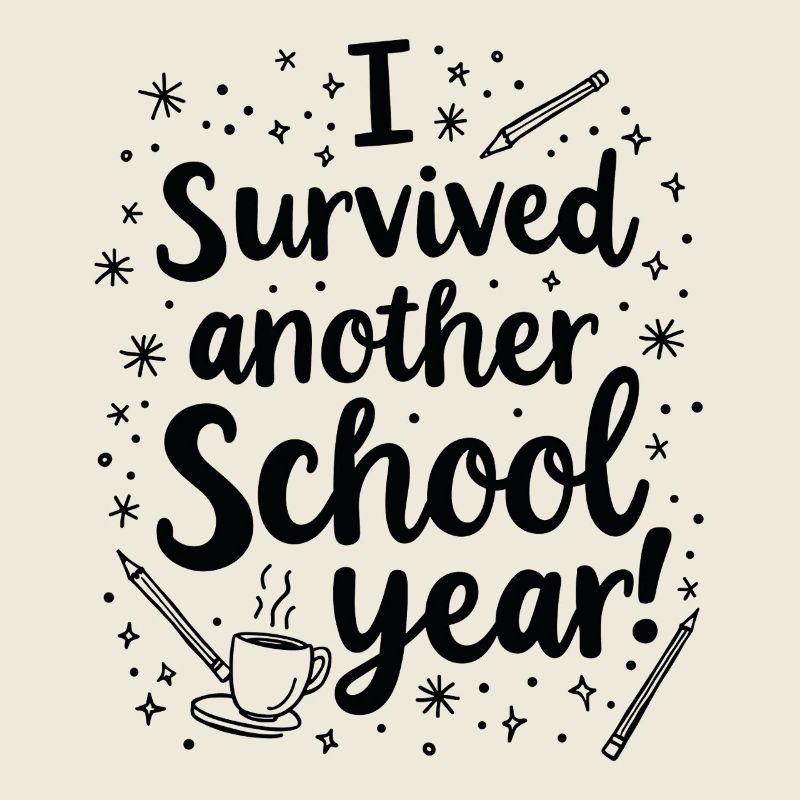 I Survived Another School Year – Lehrer Schüler