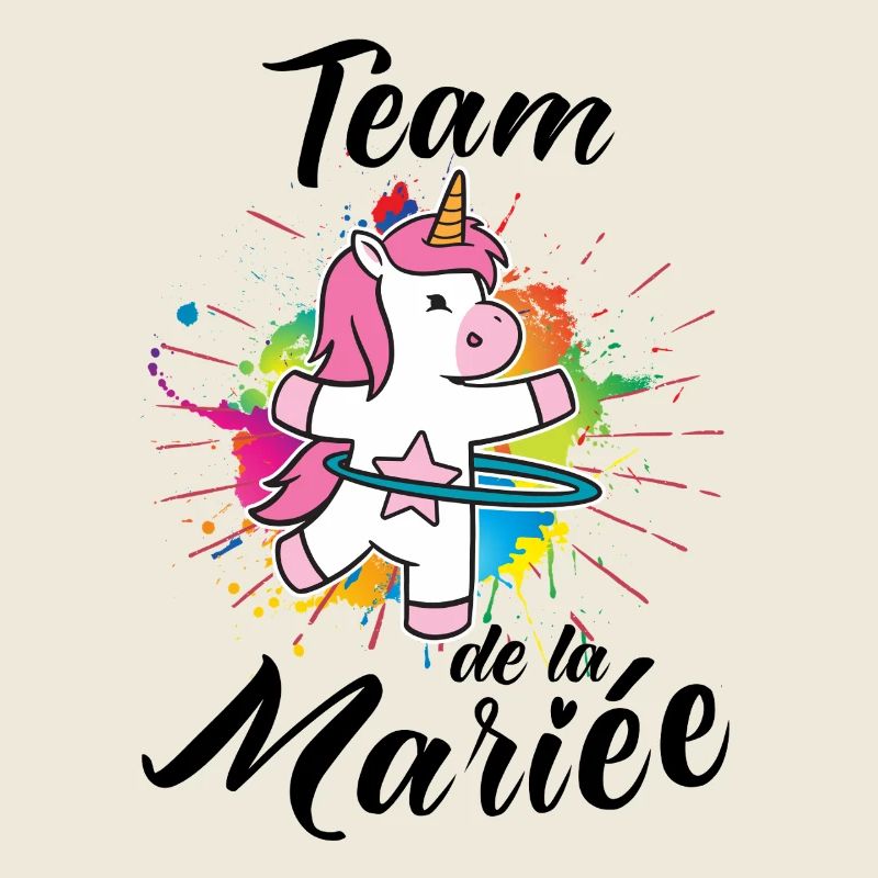 Team de la Mariée EVJF Bride Licorne Future Mariée