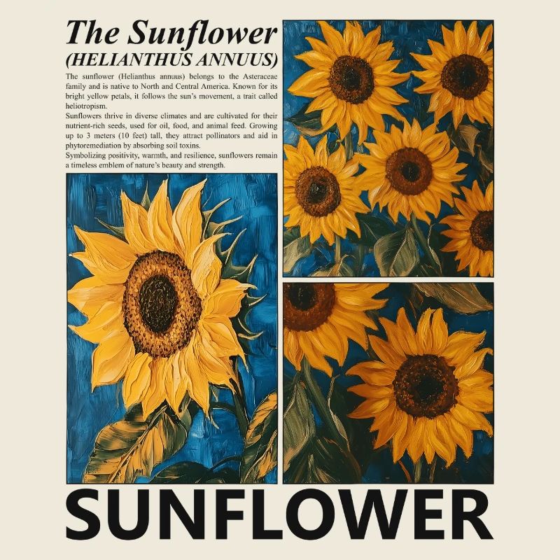 Sunflower Summer Nature Botany Blossoms Gift