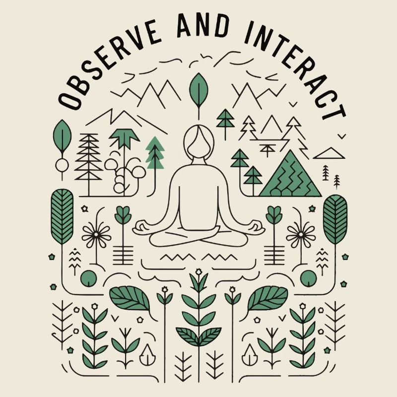 Observer et interagir - Mindful Nature Design