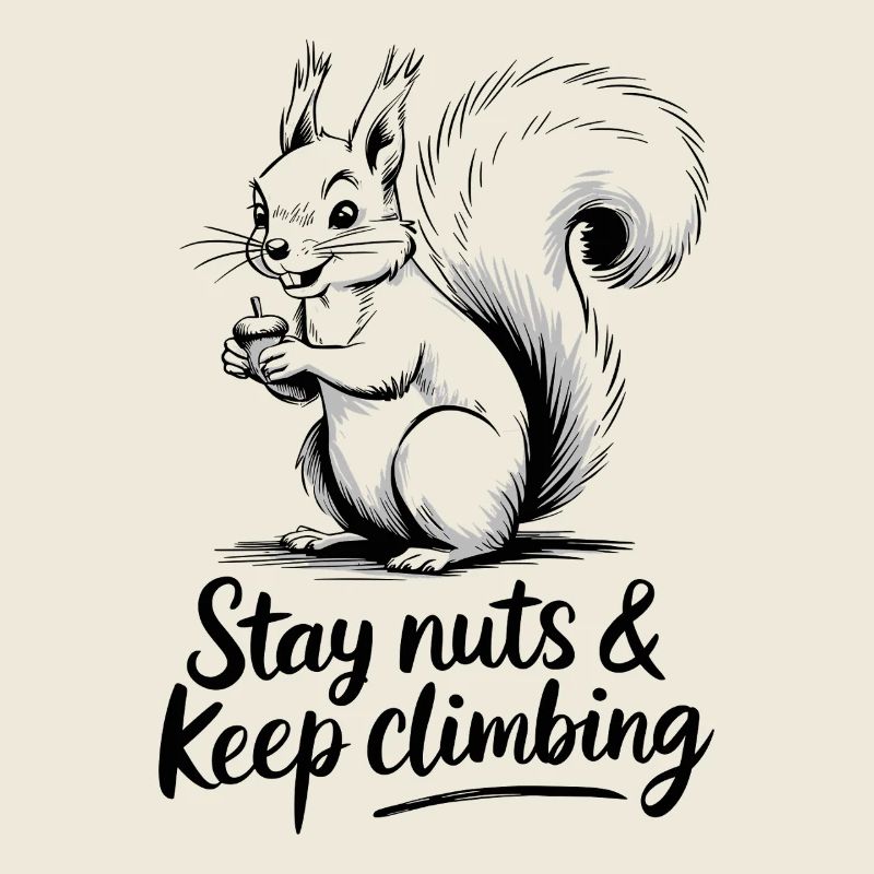 Stay Crazy and Climb on Squirrel