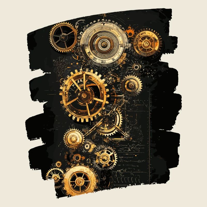 Horloge steampunk