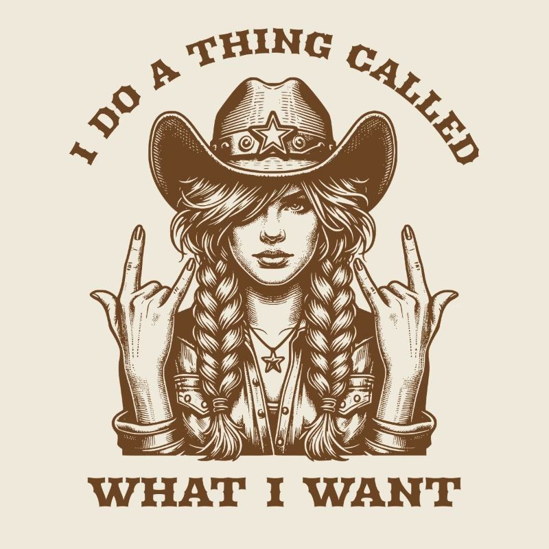 Ich mache ein Ding, das Ich Will Westliches Mädchen nennt