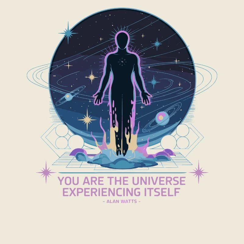 Être céleste | Alan Watts Citation Conception